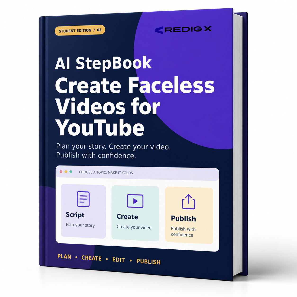 Create Faceless Videos for YouTube book cover